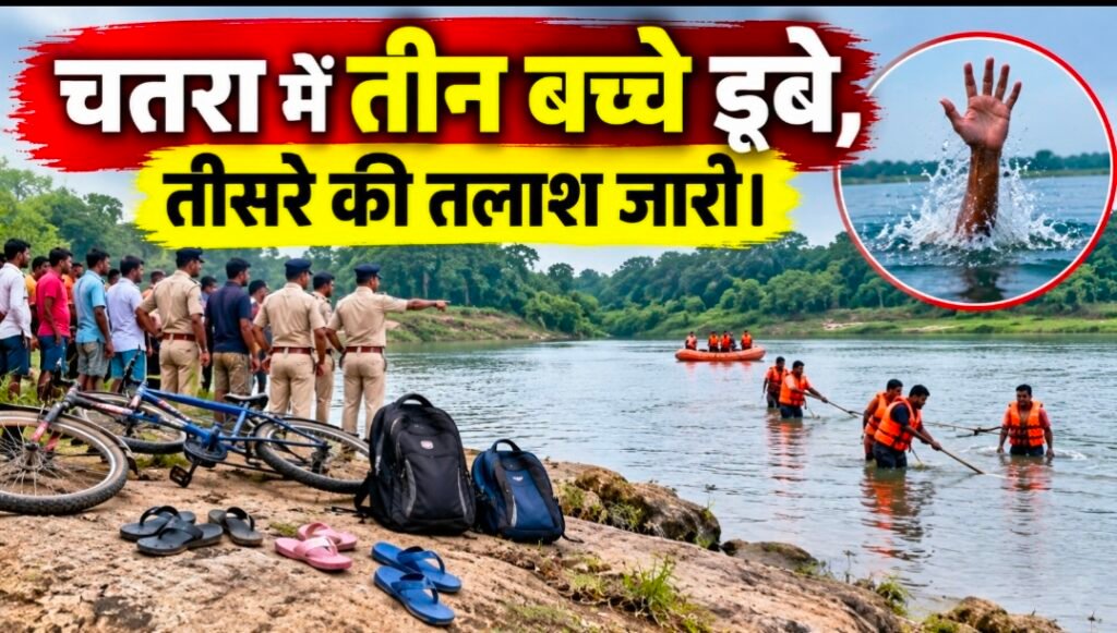 तड़गू नदी में नहाना पड़ा भारी! तीन बच्चे डूबे, दो के शव मिले; तीसरे की तलाश में जुटी पुलिस