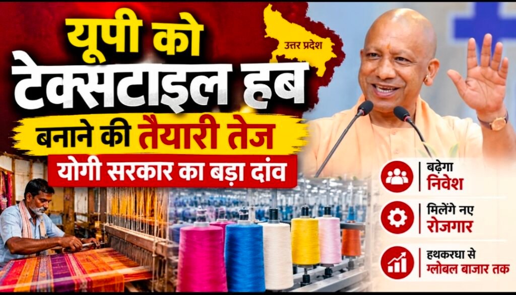 यूपी को टेक्सटाइल हब बनाने की तैयारी तेज, योगी सरकार का बड़ा दांव