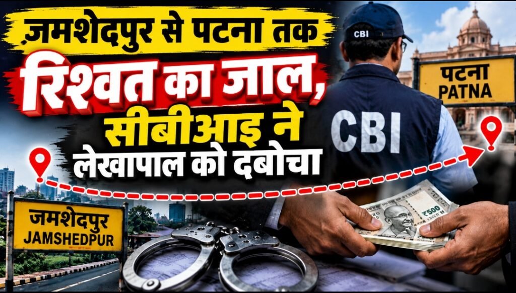 जमशेदपुर से पटना तक रिश्वत का जाल, सीबीआइ ने लेखापाल को दबोचा